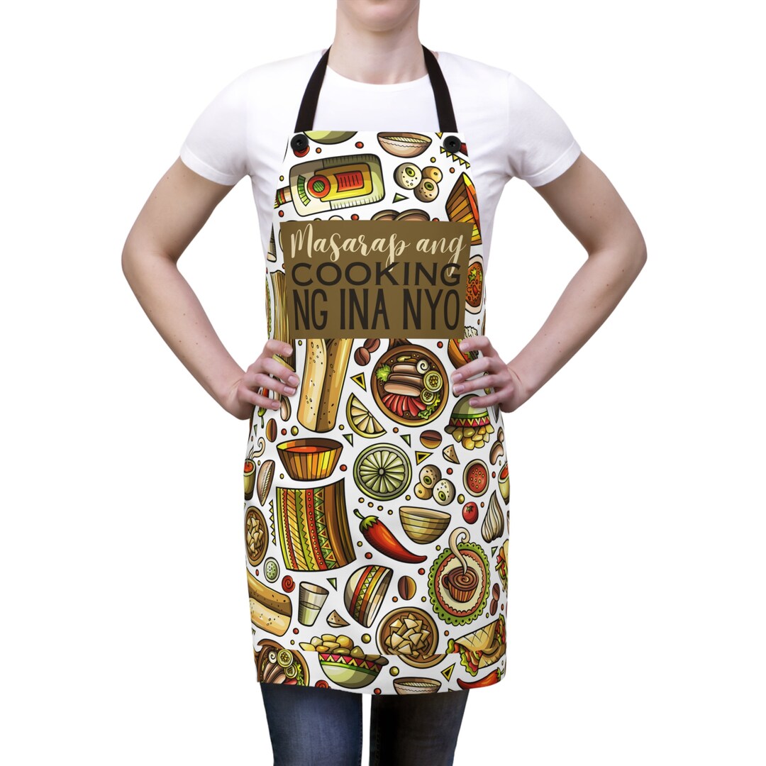 Custom Apron Filipino Pinoy Kitchen Aprons for Women Philippine Gifts