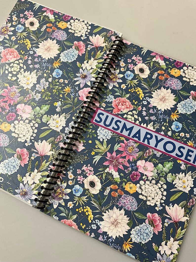 Filipino Spiral Notebook, A5 Notepad for Writing, Blank Journal 6x9