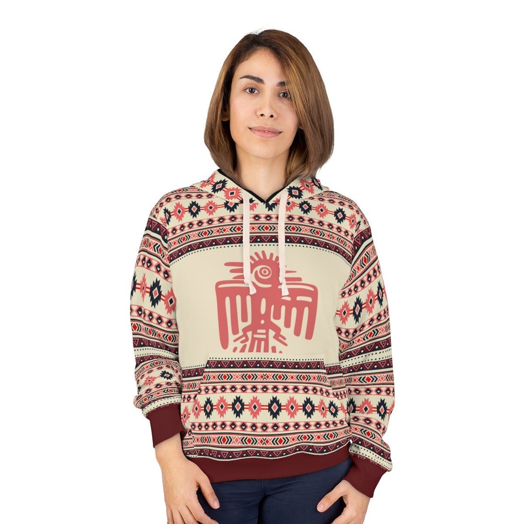 Native American Navajo Indians Aztec Tribal Print Men Crew Neck Sweatshirt