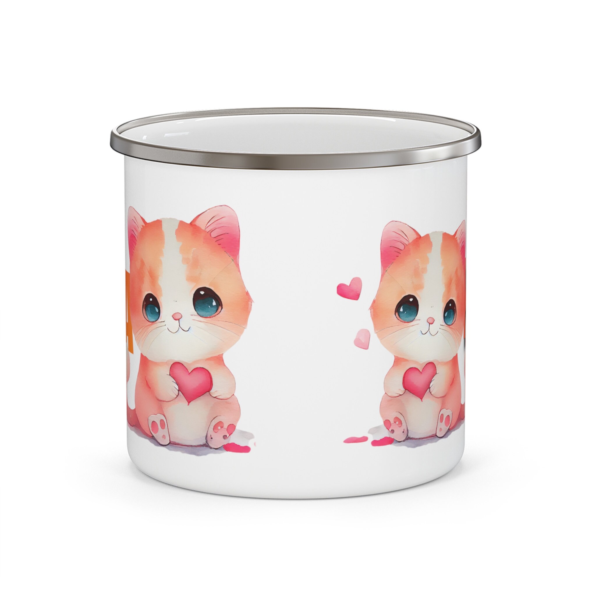 Filipino Camping Mug Pinoy Coffee Mug Cat Custom Enamel Mug Aesthetic Gift for Her Philippine