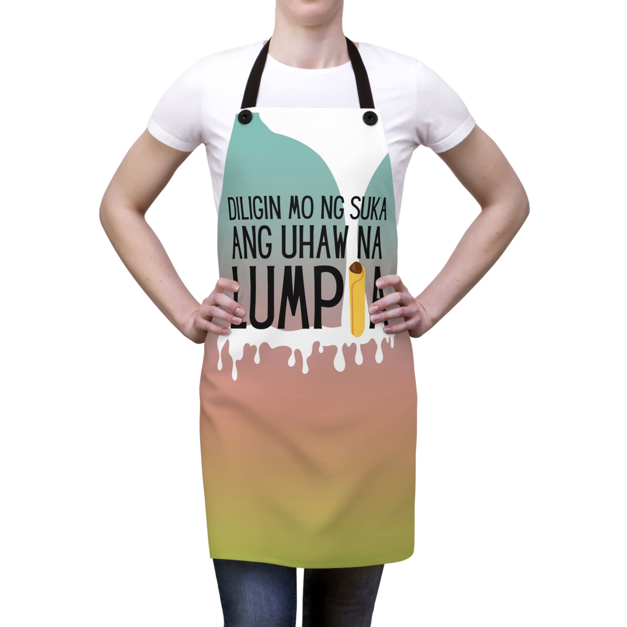 Ombre Custom Apron Filipino Pinoy Kitchen Aprons for Men Philippine