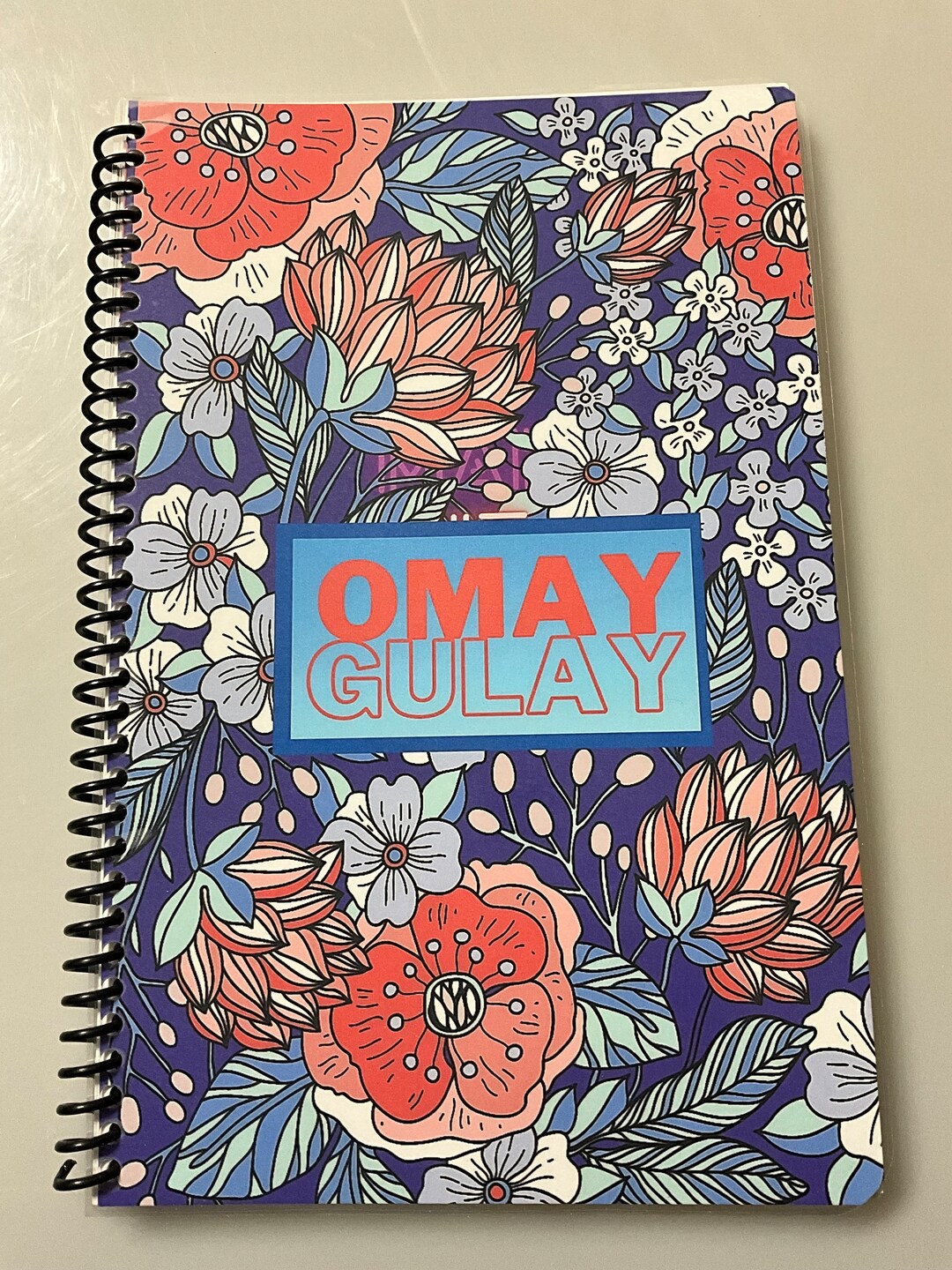 Filipino Spiral Notebook, A5 Notepad for Writing, Blank Journal 6x9