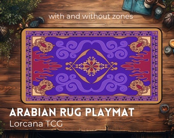 Unleash the Magic - Enchanted Journey Playmat for Lorcana Card Game Magical Carpet Ride Playmat - Desk Mat or Mouse Pad