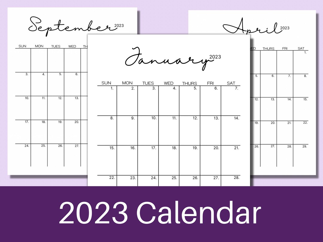 2023-simple-calendar-printable-pdf-etsy