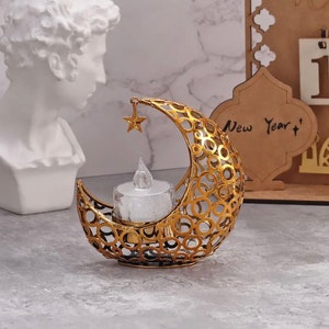 Candle Holder 2023 Ramadan Kareem Banner Ramadan Decoration For Home Islamic Muslim Party Decor Eid Al Adha Gifts Eid Mubarak