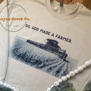 God Made a Farmer SVG, Sublimation Design