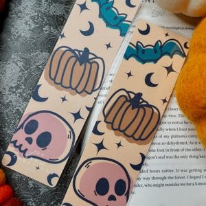 Boho Style Halloween Themed Bookmark