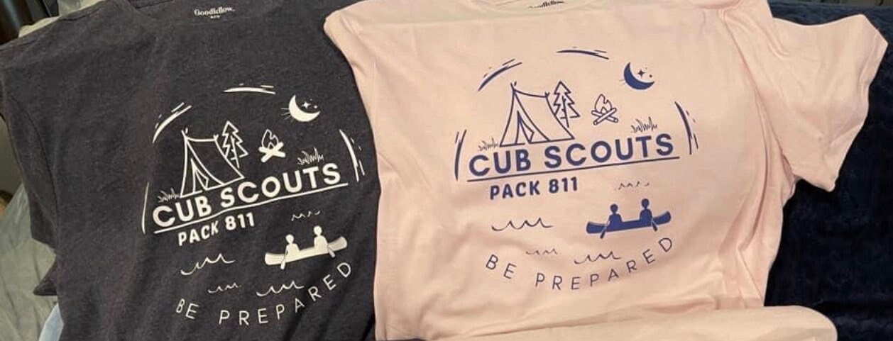 Custom Cubs Go Fishing Cub Scout Pack BSA T-Shirt by ClassB - XS - Daisy