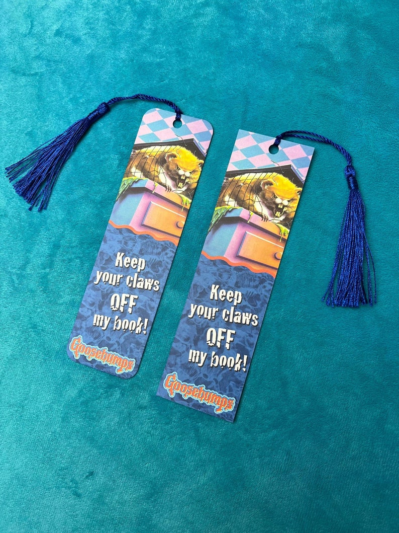 DIGITAL DOWNLOAD Goosebumps Png Bookmark Download Digital - Etsy