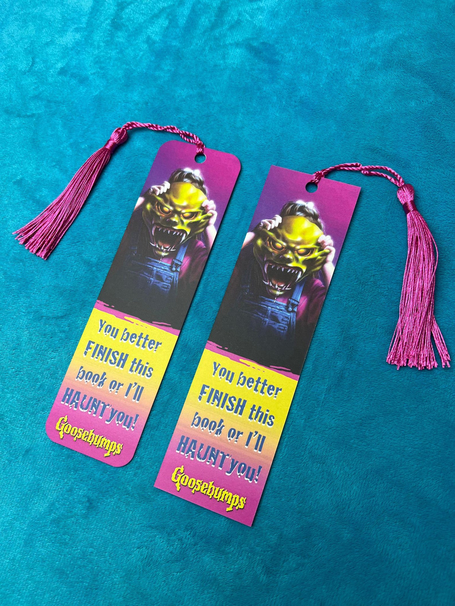 Goosebumps Bookmarks Double Sided Premium 90's Etsy