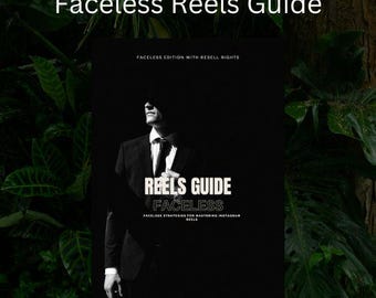 Faceless Reels Guide | PDF Digital Download | Social Media Marketing Guide | PLR MRR