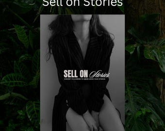 Sell on Stories | PDF Digital Download | Social Media Marketing Guide | PLR MRR