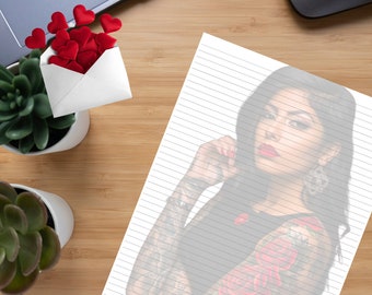 Prison Wife Stationery | Lined Letter Writing Paper (Digital Download)