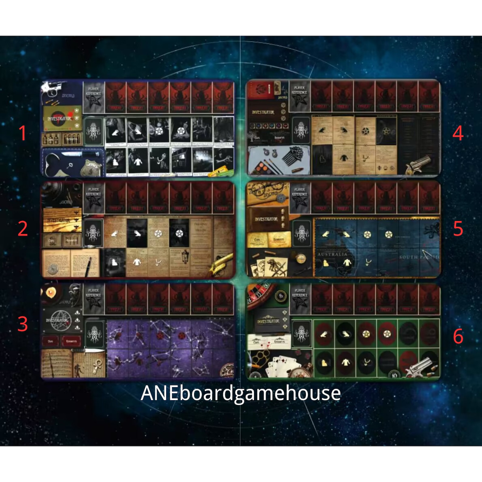 Boardgamearkham Horror AHLCG Playmatunofficial PRODUCT Etsy