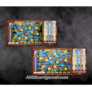 Boardgame Terra Mystica Age of Innovation playmat-UNOFFICIAL PRODUCT