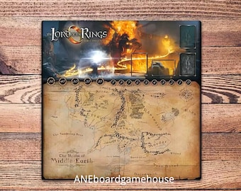 Brettspiel- Der Herr der Ringe Spielmatte -INOFFIZIELLES PRODUKT