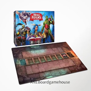 Boardgame  hero realms playmat -UNOFFICIAL PRODUC