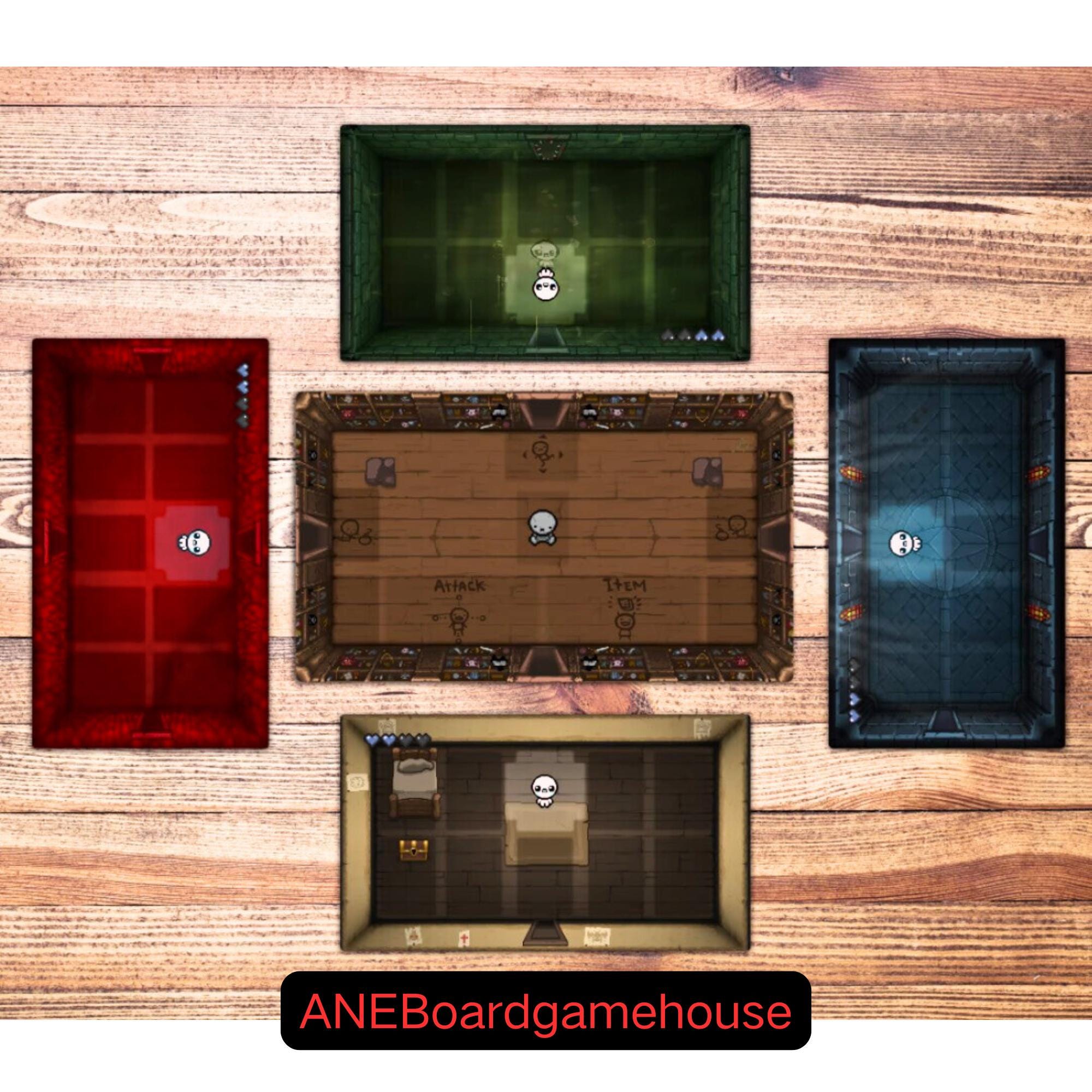 Boardgame the Binding of Isaac Playmat -UNOFFICIAL PRODUCT - Etsy