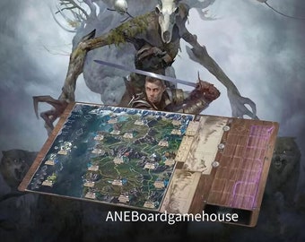 Juego de mesa The Witcher Old World playmat-PRODUCTO NO OFICIAL