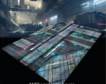 Tapete de terreno para juegos de mesa, tapete de batalla para juegos de mesa de gran tamaño para Wargame