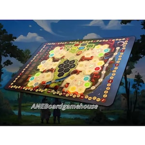Bordspel - Playmat Castles of Burgundy, Collection Edition - NIET-OFFICIEEL PRODUCT