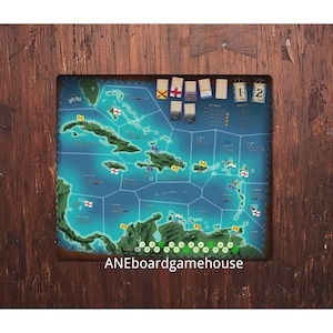 Boardgame-Merchants & Marauders playmat-UNOFFICIAL PRODUCT