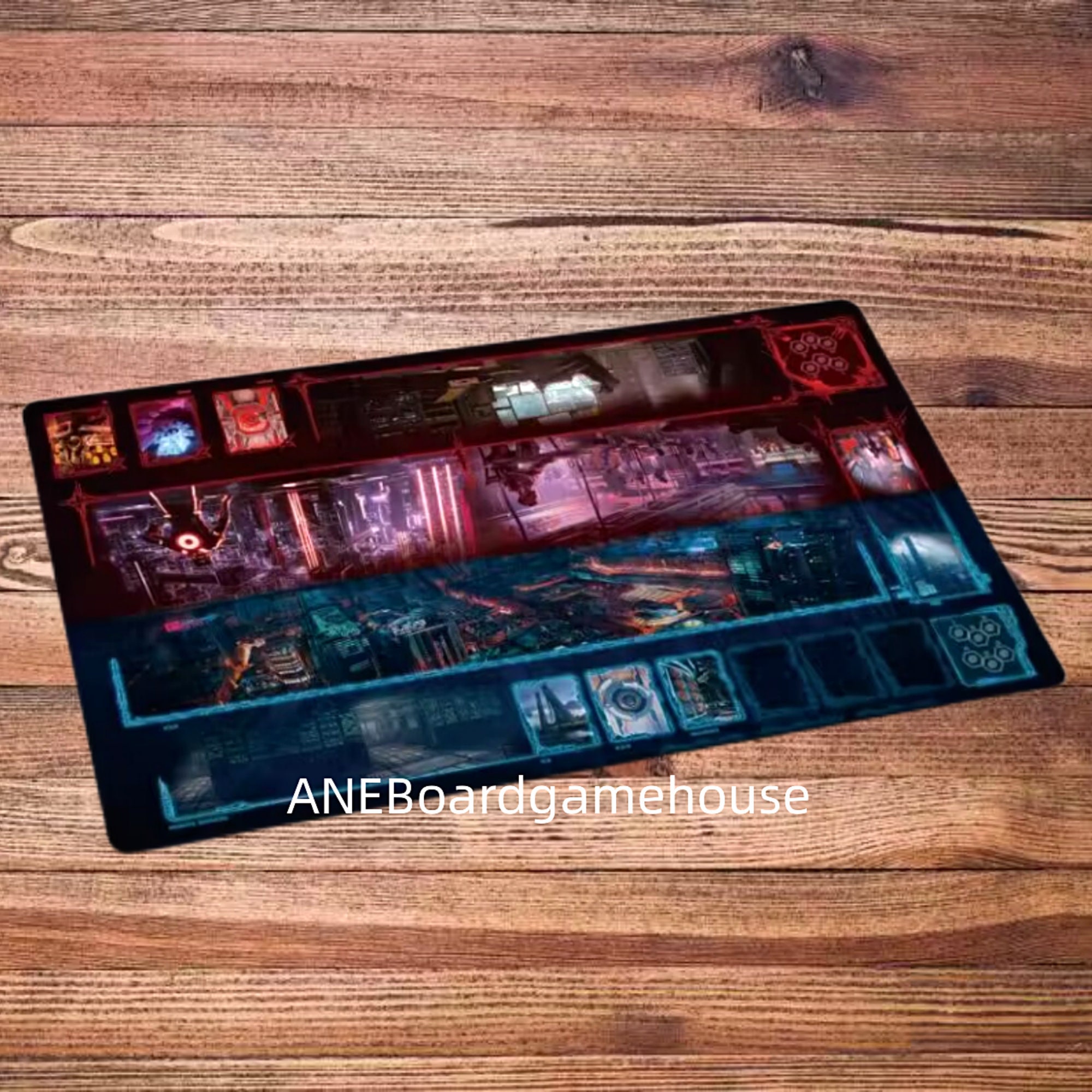 Boardgame- Android:netrunner Playermat-unofficial PRODUCT - Etsy