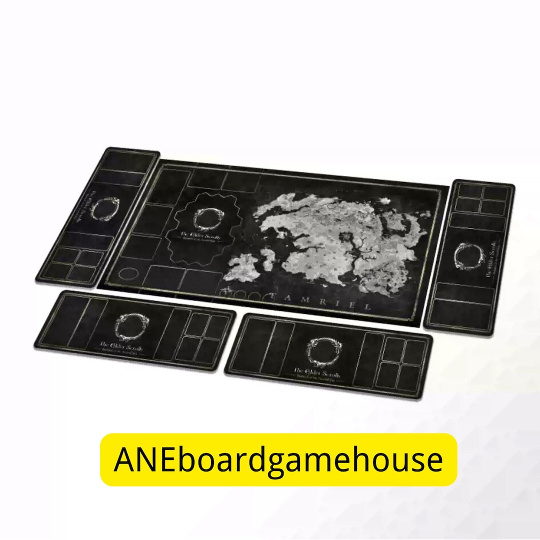 Boardgame- the Elder Scrolls Playmat With Stitched Edge