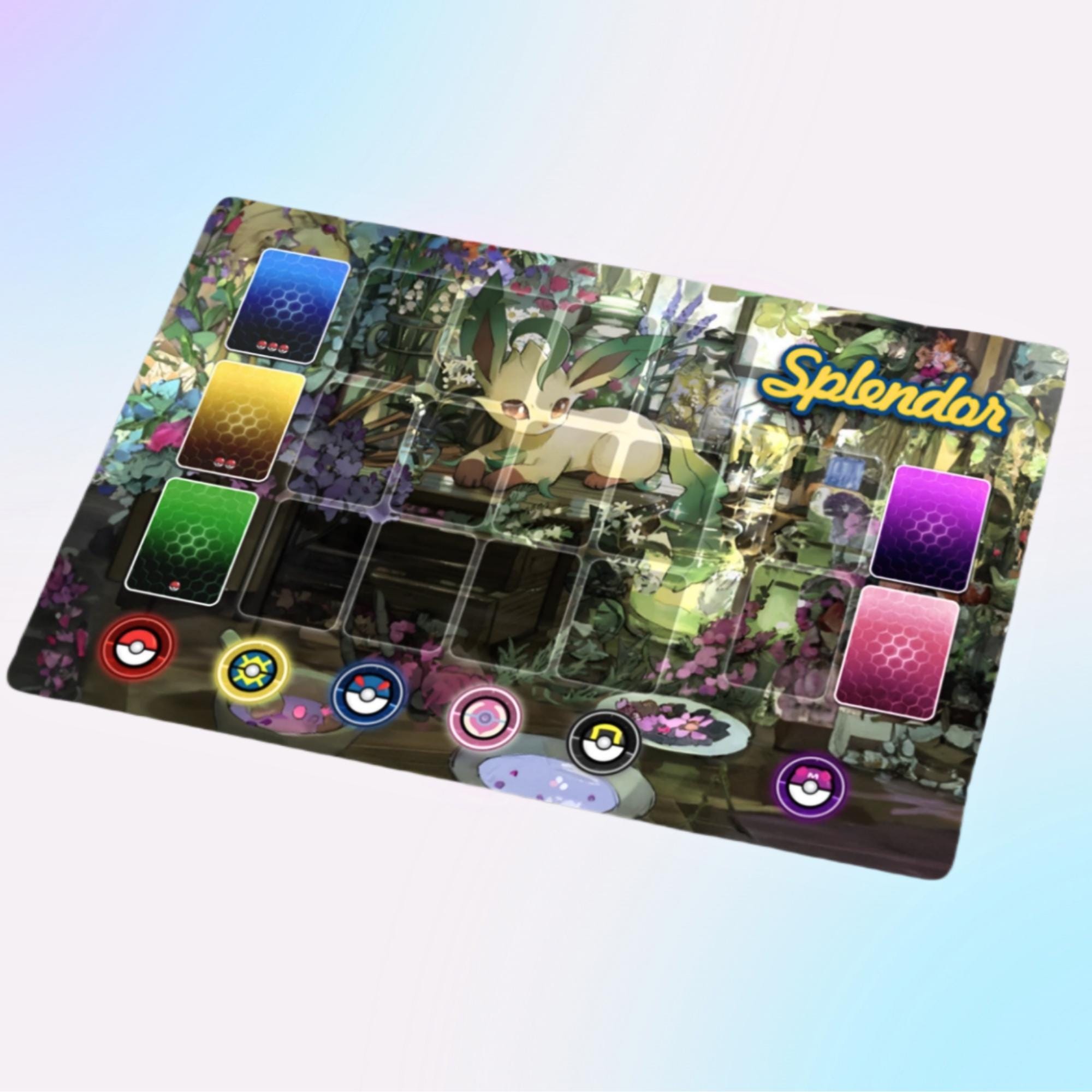 Custom Boardgame Mat, PTCG Pokemon Splendor Playmat, Custom Desk Card ...