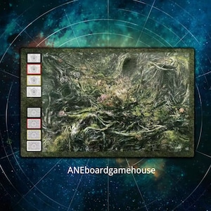 Bordspel-OATHSWORN-speelmat, tweezijdig - NIET-OFFICIEEL PRODUCT