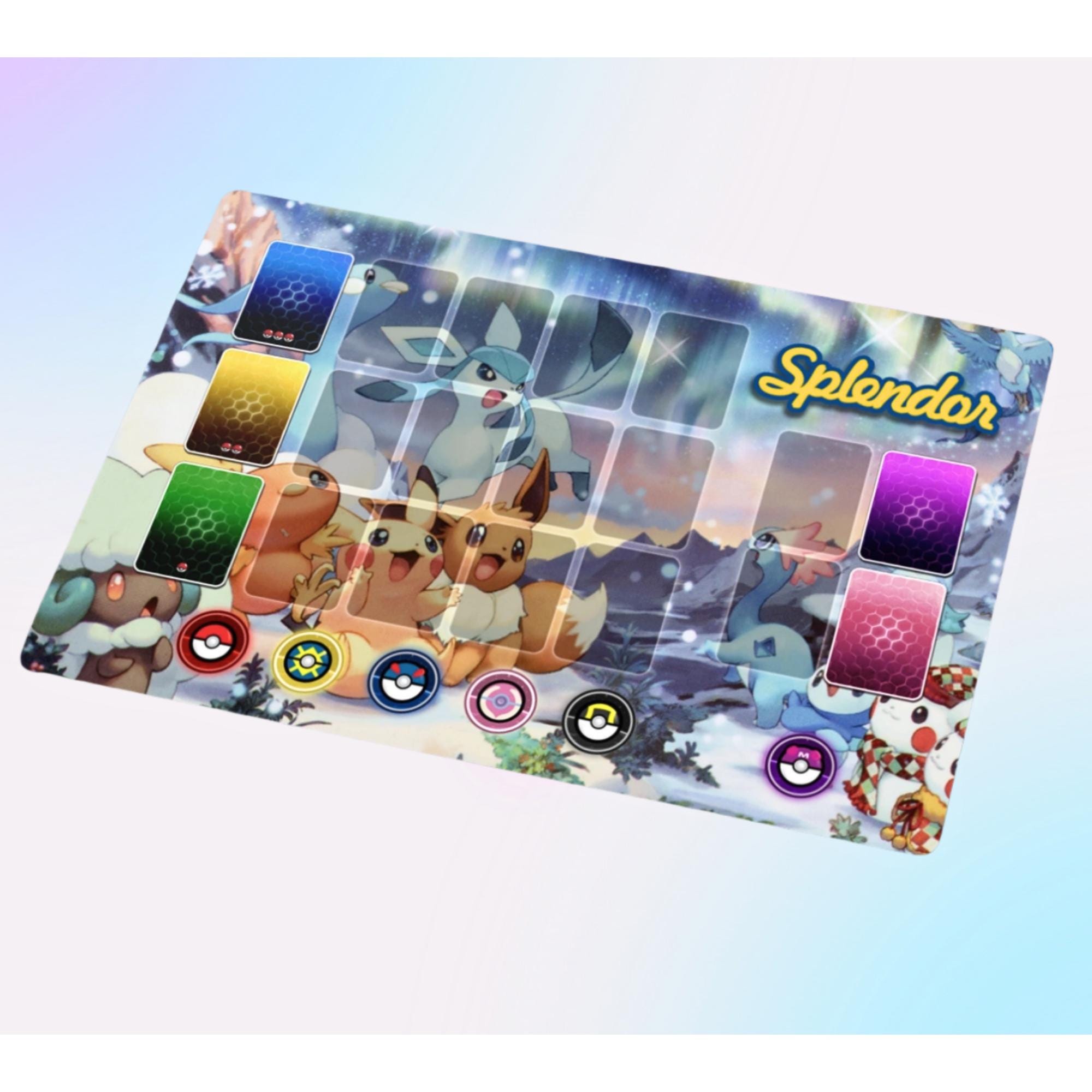 Custom Boardgame Mat, PTCG Pokemon Splendor Playmat, Custom Desk Card ...