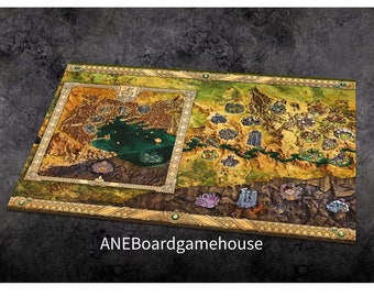 Self-made Baldur's Gate mouse pad, Baldur's Gate decoration map mat, Astarion Dice