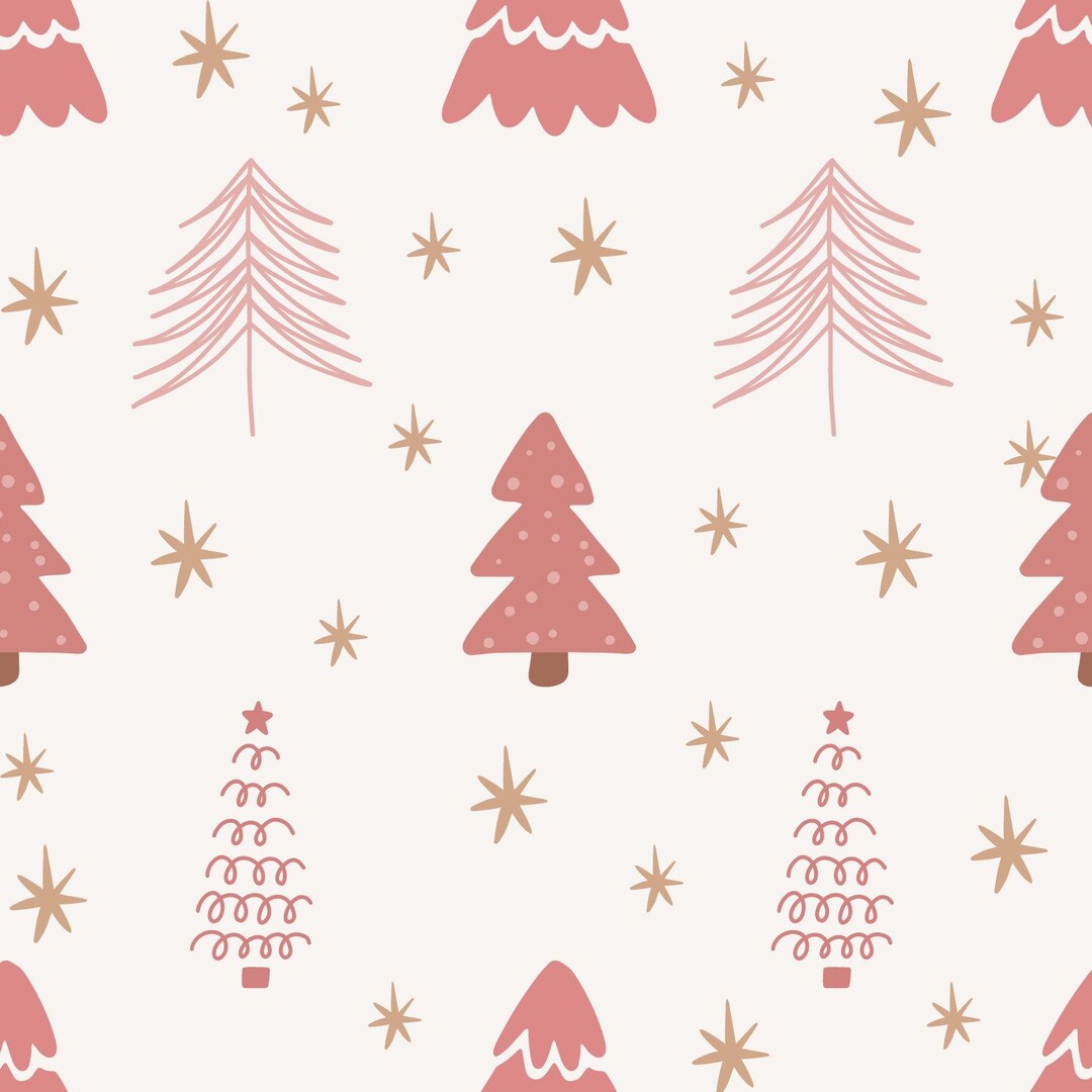 Pink Trees - Seamless Repeat Pattern - Etsy