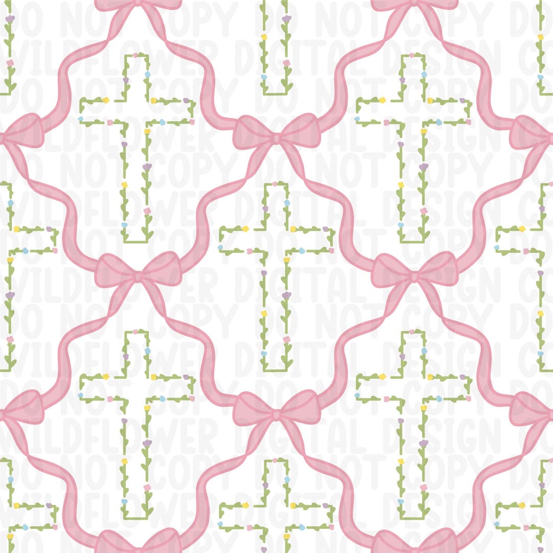 Spring Seamless Repeat Pattern for Commercial Use, Easter, Coquette ...