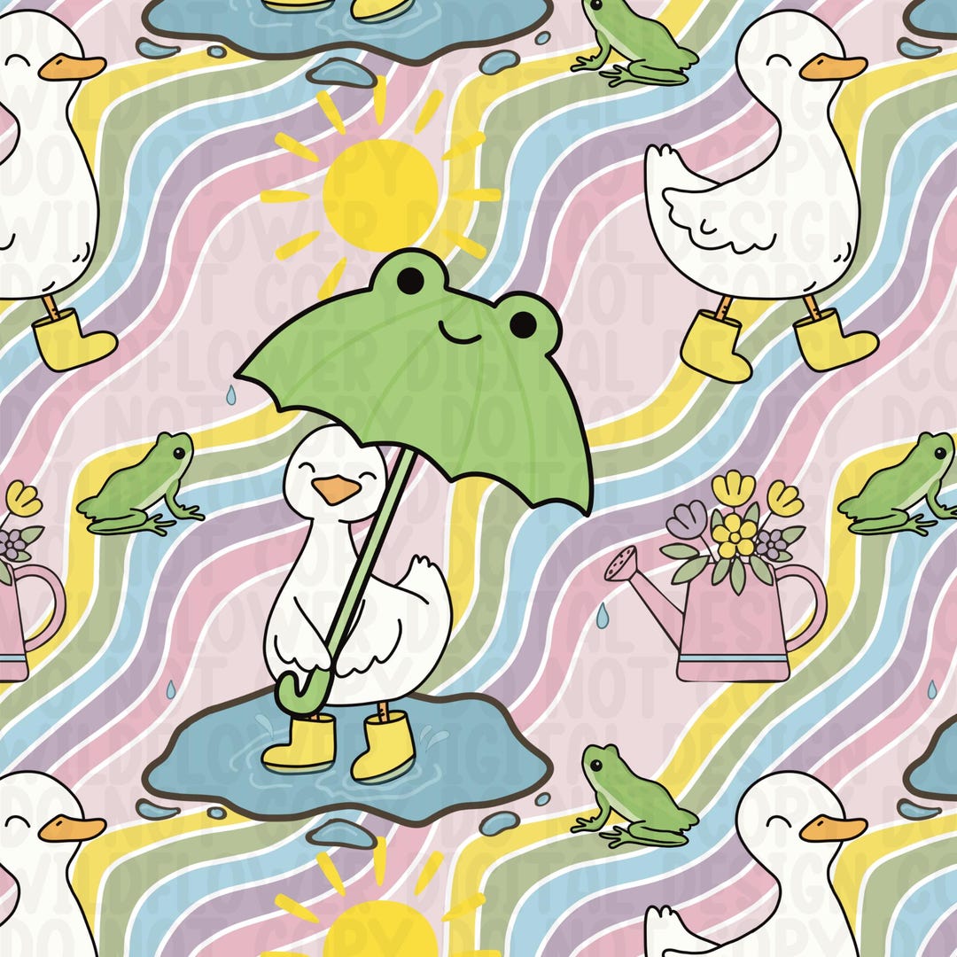Spring Seamless Repeat Pattern for Commercial Use - Etsy