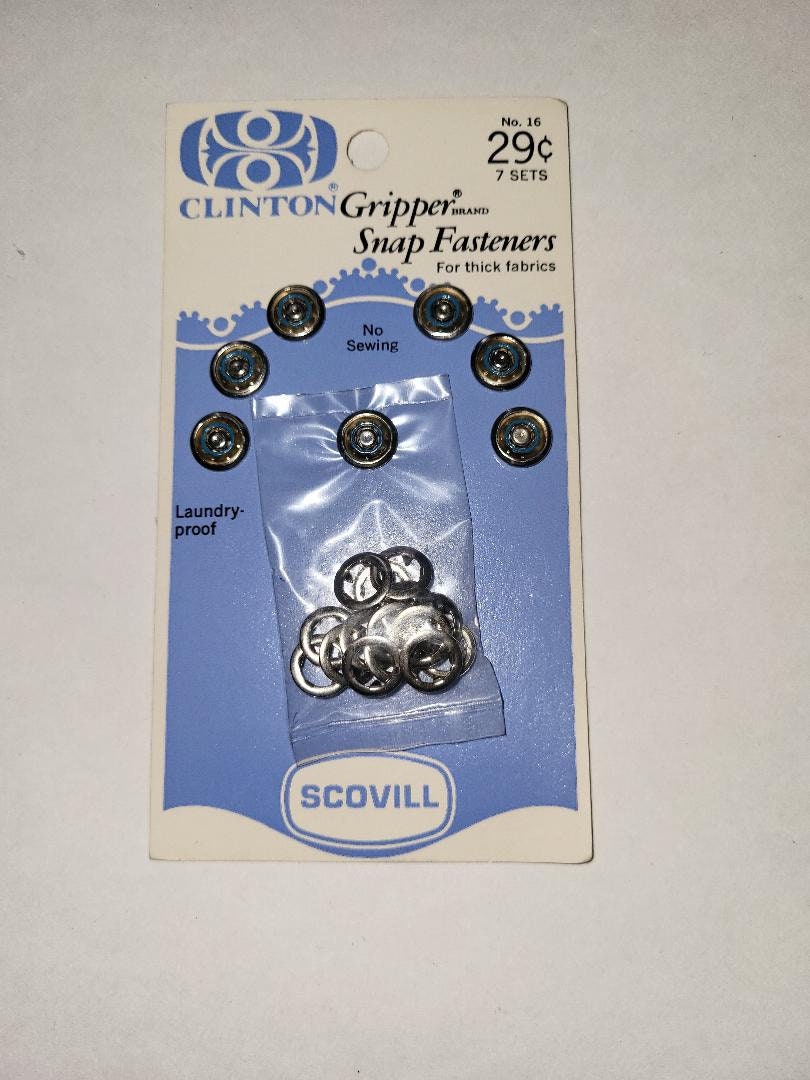 Vintage Scovill Snap Fasteners Etsy