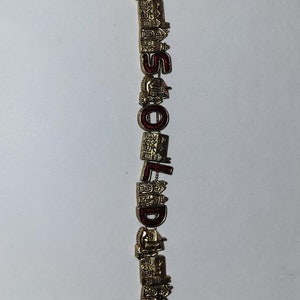 vintage real estate bracelet