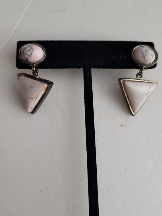 Pretty triangle dangle earrings. - image 8