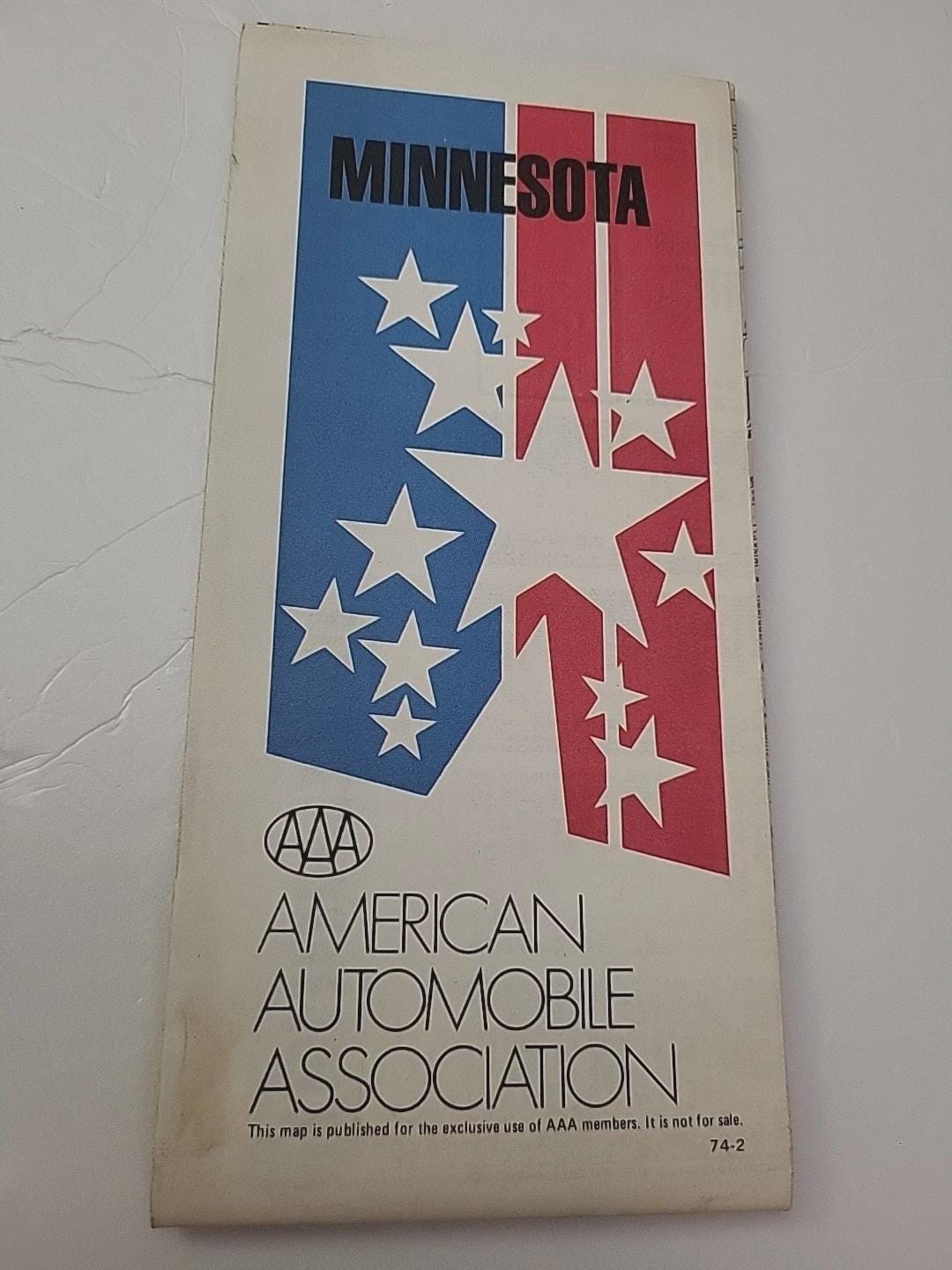 1970's AAA Maps: YOU CHOOSE - Etsy
