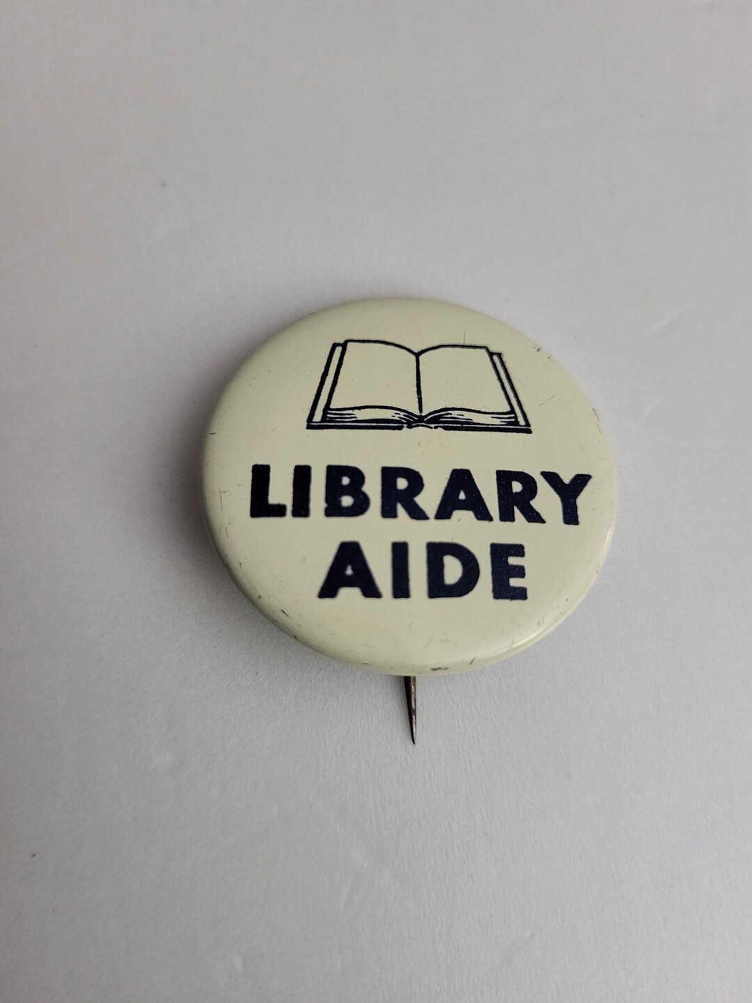 Library Assistant Pin Vintage Library Aide Pin - Etsy