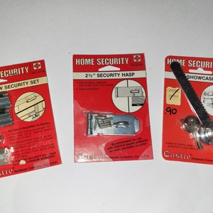 Vintage Home Security Hardware from Castle Hardware