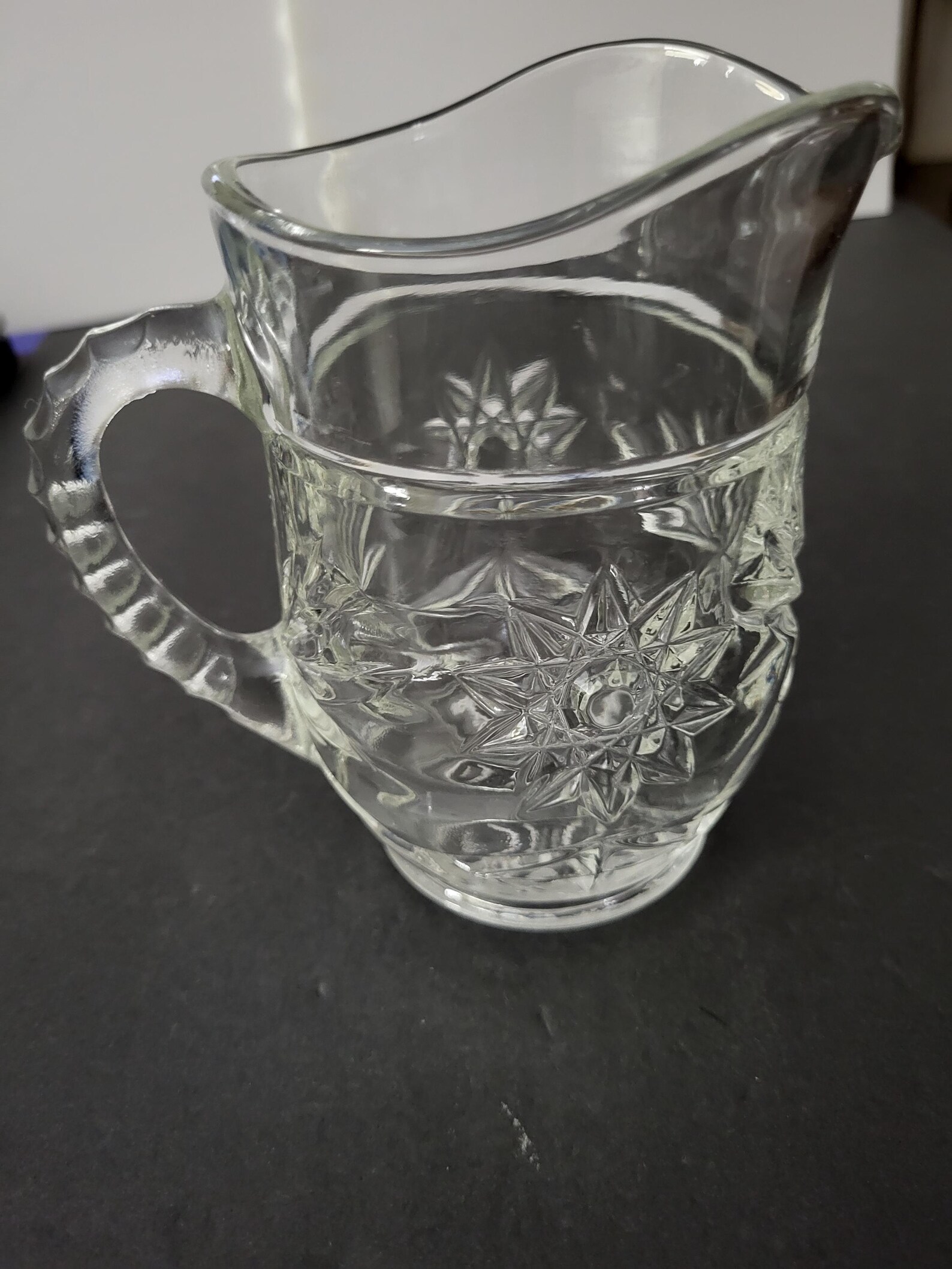 Clear Pitcher With a Star Design - Etsy