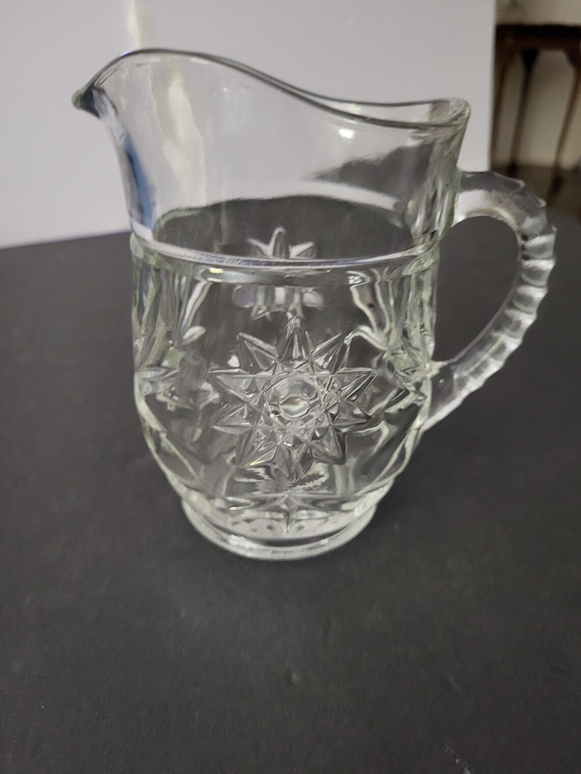 Clear Pitcher With a Star Design - Etsy