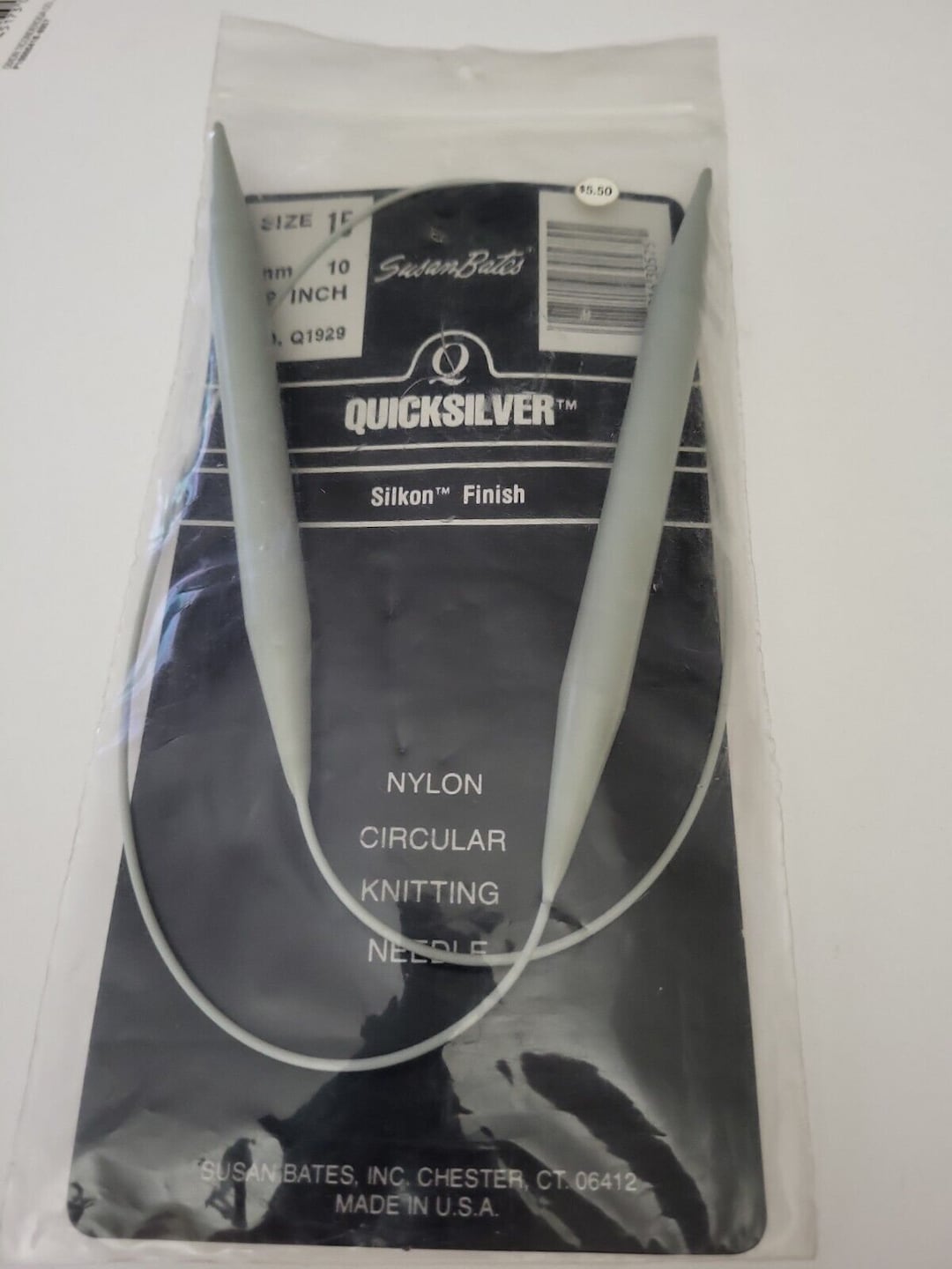 Susan Bates Circular Knitting Needles Quicksilver and Silverado You Choose Etsy