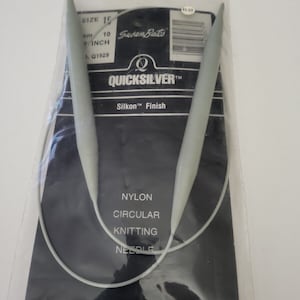 Susan Bates Circular Knitting Needles Quicksilver and Silverado: you choose