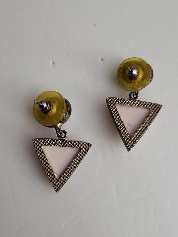 Pretty triangle dangle earrings. - image 4