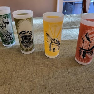 1962 Worlds Fair Glasses - Etsy