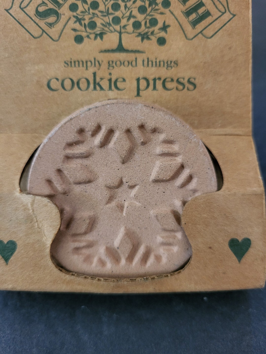 1996 Shaker Hearth Snowflake Cookie Press - Etsy