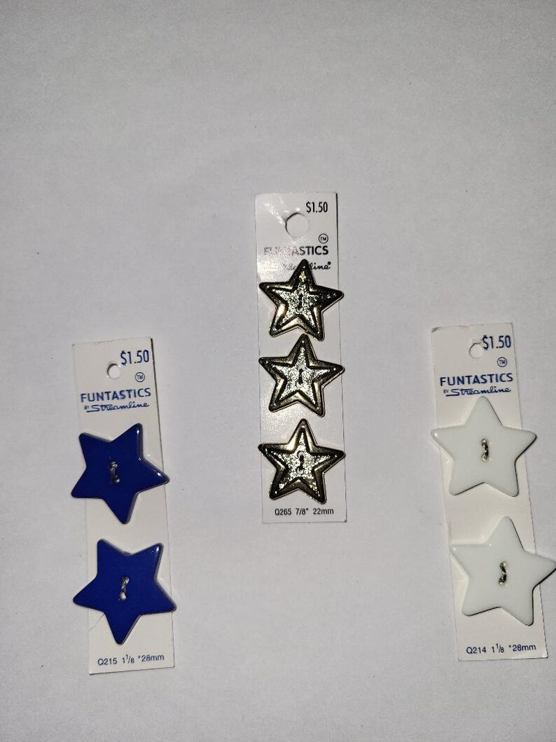 Stream Line Gold Buttons Streamline Funtastic Star Buttons - Etsy