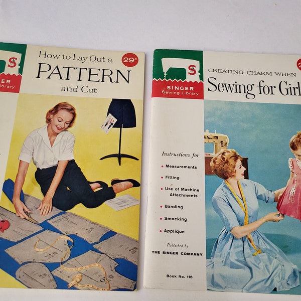 Singer sewing library booklets:  YOU CHOOSE